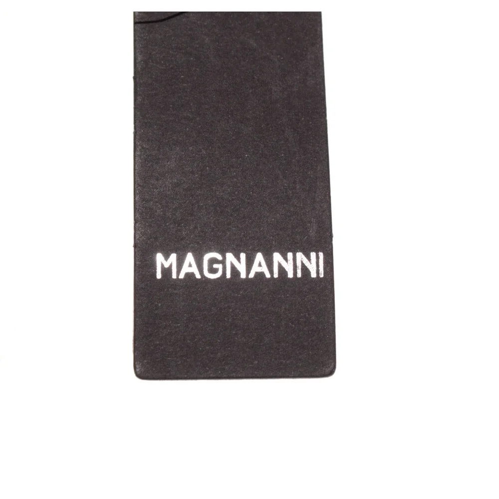 Magnanni NWT Classic Belt Size 38 US in Solid Gray Leather Made in Spain